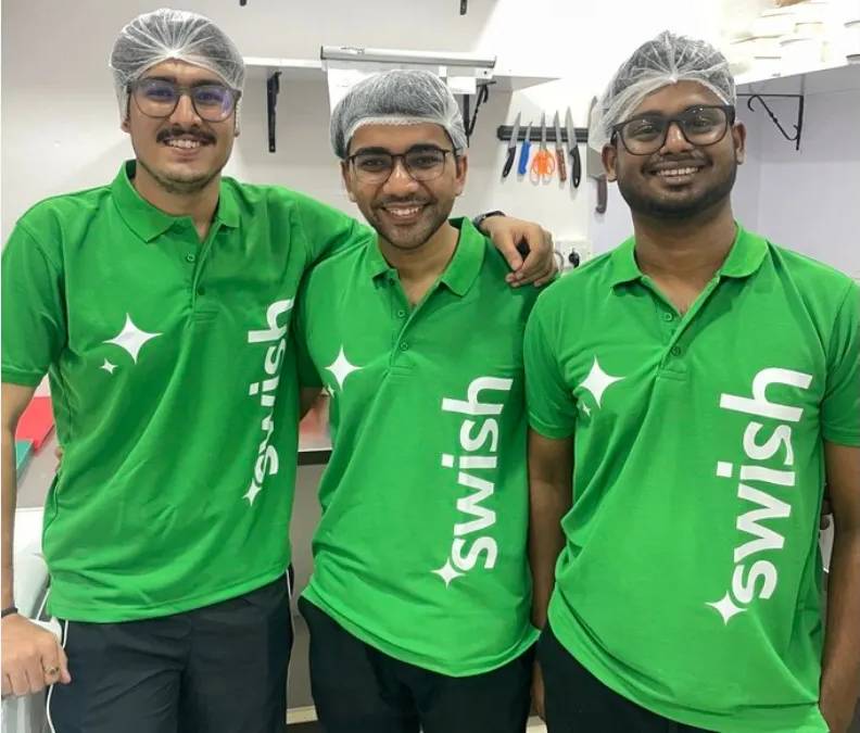 10-minute food delivery startup Swish with rapid delivery and food app interface in Bengaluru